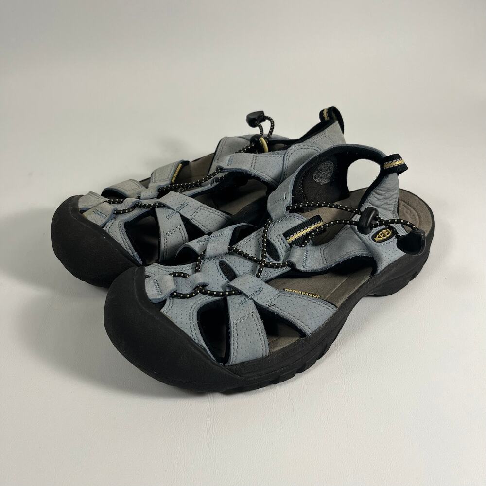 Keen Newport H2 Sandals 6.5 Blue Grey Outdoor Beach Hike Gorpcore Waterproof